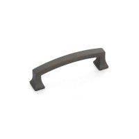 Schaub Menlo Park Arched Pull 3 1/2 inch cc Ancient Bronze