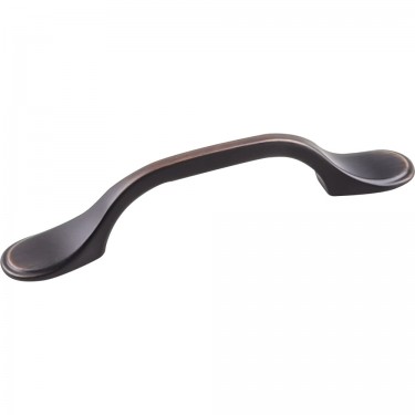 Hardware Resources Kenner 3 Inch CC Cabinet Pull - Brushed Oil-Rubbed Bronze