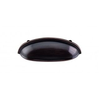 Top Knobs M1674 Somerset Cup Pull 3 Inch CC Tuscan Bronze