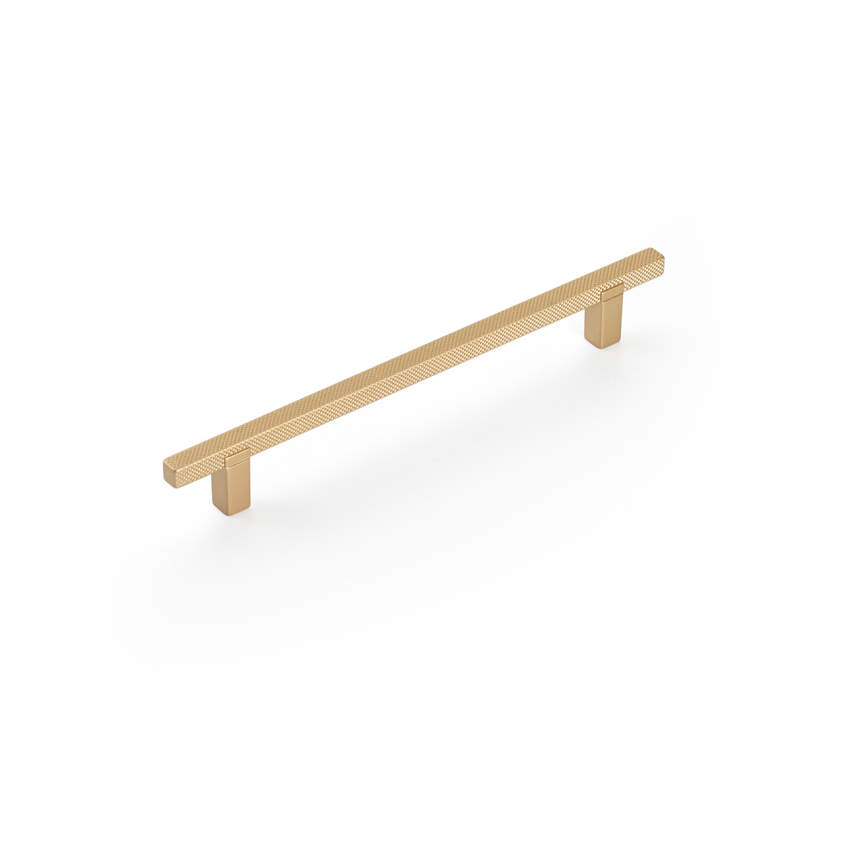 Schaub Quadrato, 160 mm cc, Signature Satin Brass Pull