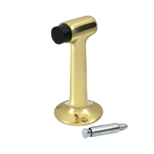 Deltana Solid Brass Heavy Duty 6 Inch Floor Mounted Bumper