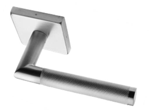 Linnea L05 Stainless Steel Door Lever with Square Rosette