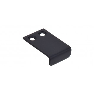 Top Knobs TK101BLK Tab Pull 1 Inch Flat Black
