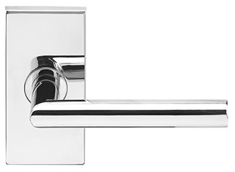 Inox 105 Frankfurt Lever Handle with Rectangular Rosette
