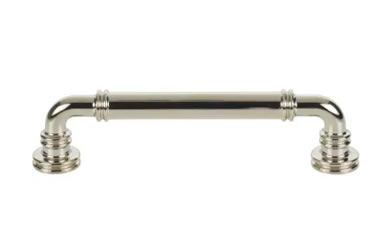 Top Knobs TK3142PN Cranford Pull 5 1/16 Inch CC Polished Nickel