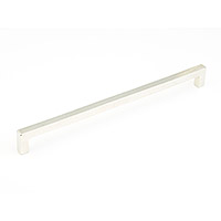 Schaub Vinci Appliance Pull 18 inch cc Polished White Bronze 2 Inch Wide