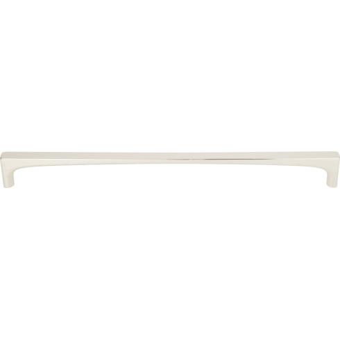 Top Knobs TK1017PN Riverside Pull 12 Inch CC Polished Nickel