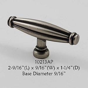 Residential Essentials 10213 Cabinet Knob in Aged Pewter