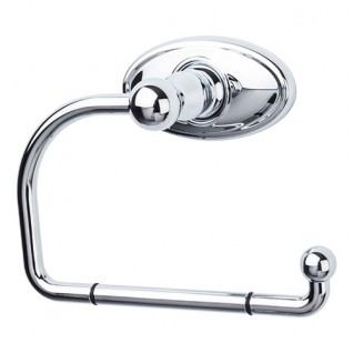 Top Knobs ED4PCC Edwardian Oval Tissue Hook Polished Chrome
