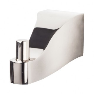 Top Knobs AQ1PN Aqua Towel or Robe Hook Polished Nickel