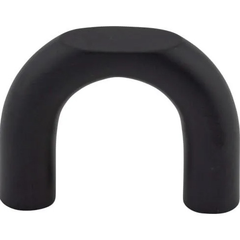 Top Knobs M548 Curved Pull 1 1/4 Inch CC Flat Black