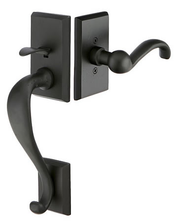 Emtek Sandcast Rectangular Lower Half Only