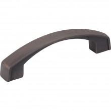 Hardware Resources Merrick 96 mm CC Cabinet Pull in Brushed Oil Rubbed Bronze