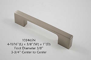 Residential Essentials 10346 Satin Nickel Cabinet Pull