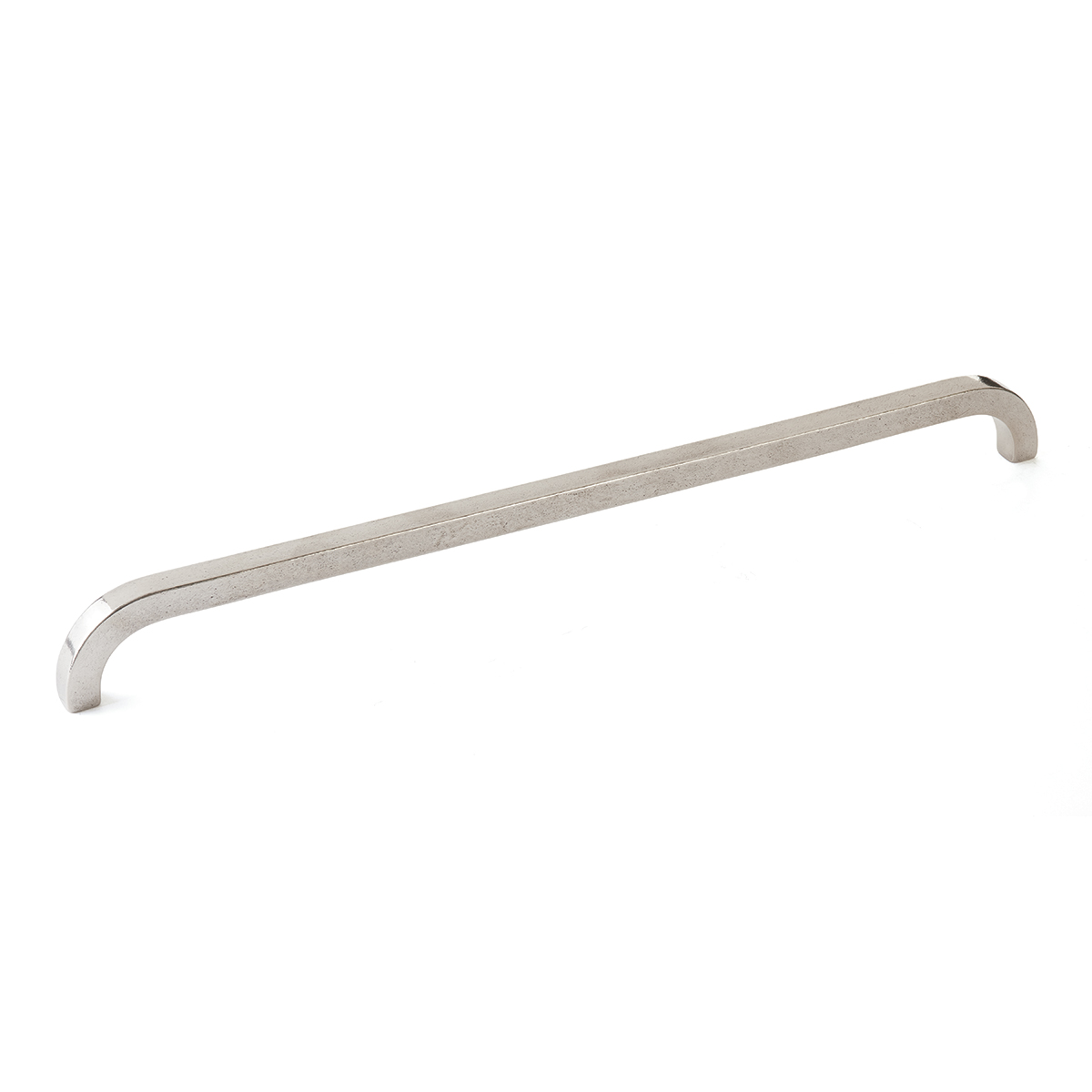 Turno, Appliance Pull, 18 Inch cc, Polished White Bronze-Unlacquered Living Finish