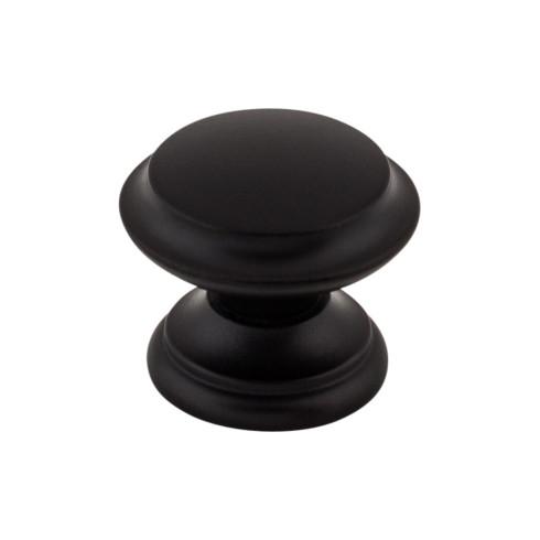 Top Knobs M1875 Flat Top Knob 1 3/8 Inch Flat Black