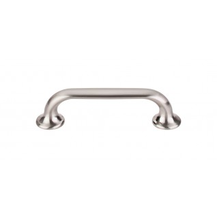 Top Knobs TK593BSN Oculus Oval Pull 3 3/4 Inch Cabinet Pulls Brushed Satin Nickel