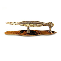 Schaub Nature Woodpecker Cabinet Pull - Mother of Pearl/Penshell