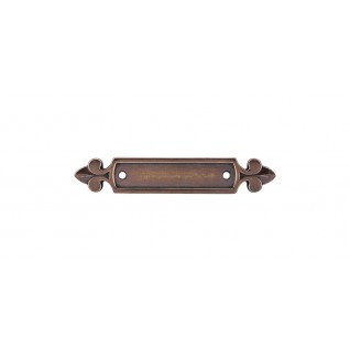 Top Knobs M195 Tuscany Dover 2 1/2 Inch CC Backplate German Bronze