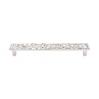 Top Knobs TK307PN Cobblestone Pull 7 9/16 Inch CC Polished Nickel