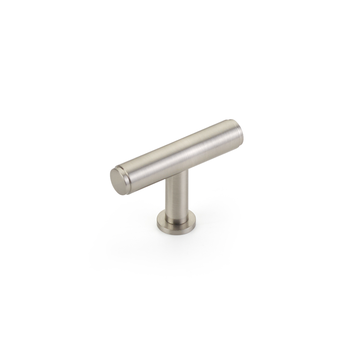 Schaub Pub House, Smooth 2 Inch cc, Brushed Nickel T-Knob