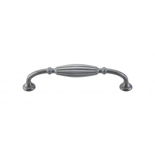 Top Knobs M147 Tuscany 5 1/16 Inch CC D Handle Pewter