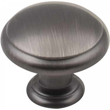 Hardware Resources Gatsby 1-3/16 Inch Cabinet Knob - Brushed Pewter