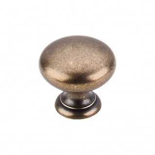 Top Knobs M287 1 1/4 Inch Mushroom Cabinet Knob German Bronze