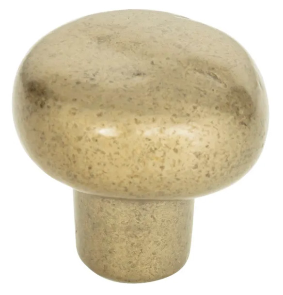 Atlas Homewares Distressed Round Knob 1 3/8 Inch Champagne