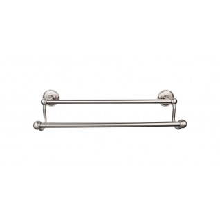 Top Knobs ED9BSND Edwardian 24 inch Double Towel Bar Brushed Satin Nickel