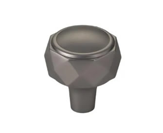Top Knobs TK3080AG Kingsmill Knob 1 1/4 Inch Ash Gray