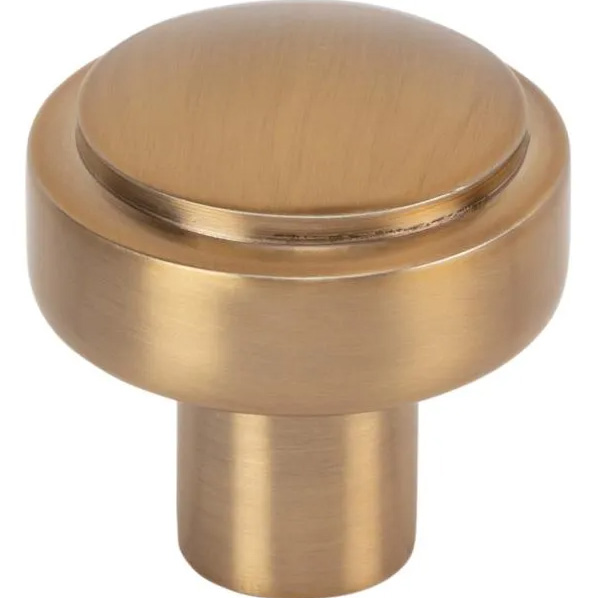 Atlas Homewares Kayden Knob 1 1/4 Inch Warm Brass