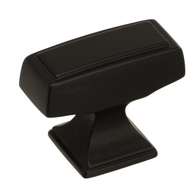 Amerock Mulholland 1-1/2 Inch cc Cabinet Knob Black Bronze