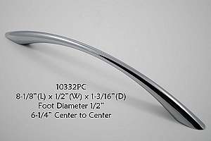 Residential Essentials 10332 Cabinet Pull in Polished Chrome