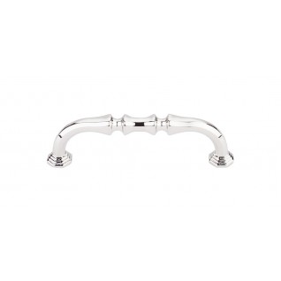 Top Knobs TK341PN Chalet Pull 3 3/4 Inch CC Polished Nickel