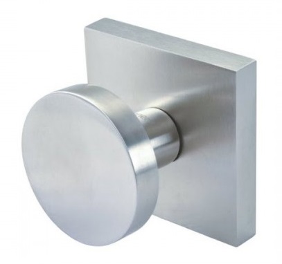 Linnea K66 Stainless Steel Door Lever with Square Rosette