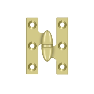 Deltana 2 Inch x 1 1/2 Inch Olive Knuckle Hinge - Right