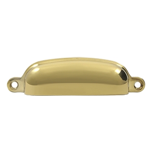 Deltana Solid Brass 4 Inch Exposed Shell Pull
