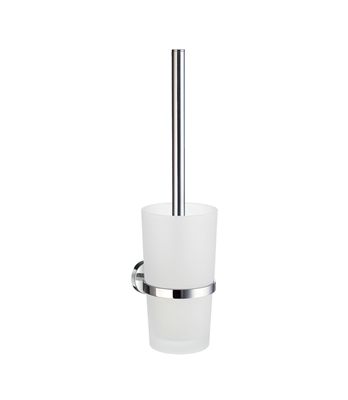 Smedbo Home Collection Toilet Brush Wall mount With Porcelain Container
