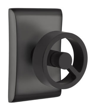 Emtek Spoke Doorknob with Neos Rosette