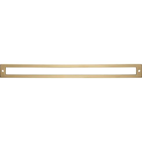 Top Knobs TK929HB Hollin Backplate 12 Inch CC Honey Bronze