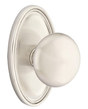 Emtek Providence Knob with Oval Rosette