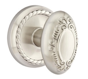 Emtek Victoria Knob with Rope Rosette