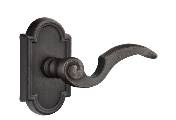 Emtek Lost Wax Napoli Lever Handle with Style 11 Rosette