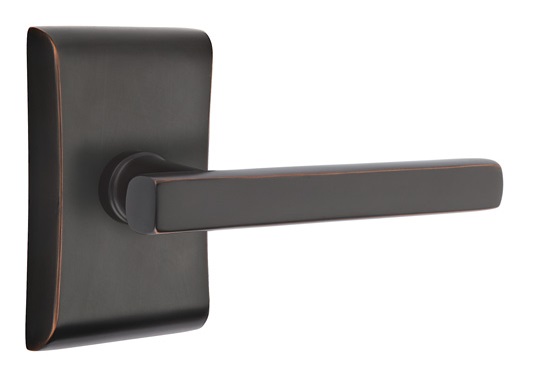 Emtek Freestone Lever Handle with Neos Rosette
