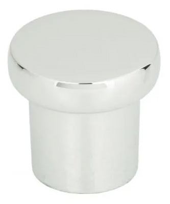 Atlas Homewares Chunky Round Knob Small 1 Inch Polished Chrome