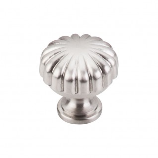 Top Knobs M1318 Melon Knob 1 1/4 Inch Satin Nickel