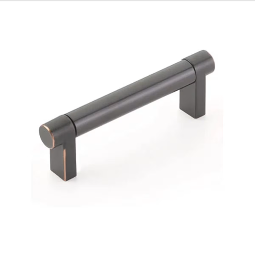 Emtek 3 1/2 Inch C to C Select Series Pull - Smooth Bar