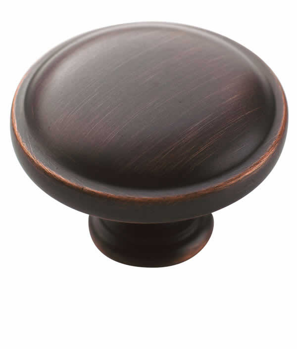 Amerock Allison Value 1 1/4 Inch Oil Rubbed Bronze Cabinet Knob