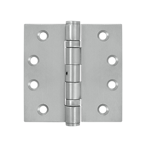 Deltana 4 x 4 Inch Stainless Steel Square Corner 2 Ball Bearing NRP Hinge - Pair